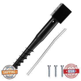 B0cgzb54wy Ladech Premium No Dig Ground Anchor - Diy Screw In Stake 27 Inch Fits Standa