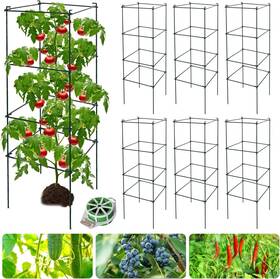 Mt071 Laknual 6 Packs Tomato Cages For Garden 12 Inch 39 Plant Support