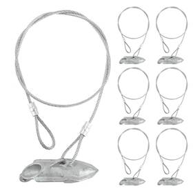 B0bdq4qcz9 Larnorje 6-pack Ground Earth Anchors - 30 Inch X 1/8 Cable 1000 Lbs Hold Strength B0bdq4qcz9 Larnorje 6-pack Ground Earth Anchors - 30 Inch X 1/8 Cable 1000 Lbs Hold Strength
