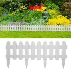48616 Lawn Edgings 25 Pcs White 393.7inch Pp