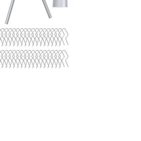 Lifence B0fsz4hyy4 400-pack 11-gauge Galvanized Steel T-post Fence Clips With Drill Chuck Tool