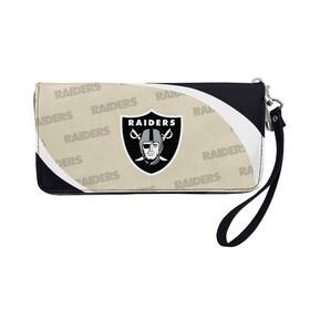 300902 Littlearth Nfl Oakland Raiders Curve Zip Organizer Team Color 8 Inch X 4 1