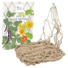Livaia Begr-000807 Climbing Plant Support 70x70in Natural Jute Garden Netting And