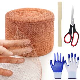 Ljh-010-lu-xlf-250313 Liznkjious Us Copper Mesh Roll 5in X 100ft Barrier For Blocking Hol
