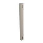 Lkpt-end-4x84 Weatherables Durable Khaki Uv Protected Square Vinyl Fence 841294104346