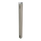 Lkpt-gend-5x140 Weatherables Durable Khaki Uv Protected Vinyl Fence Gate End Post