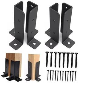 Zz001 Ltq Vapor 4 Pcs Adjustable Deck Post Anchor 2.8mm Thick Fit For 1.5x1.5 2x2 2x4 4x4