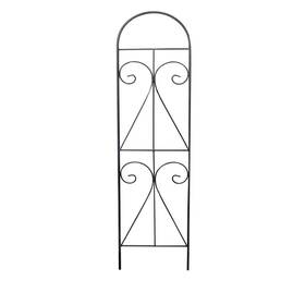 89348 Lumabase 48 Inch Metal Garden Trellis - Swirl Design