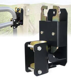 Lupar B0dcg4rkz1 Heavy-duty 2 Way Farm Gate Latch Lockable Fence Black Livestock