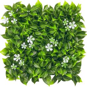 Luyue M1-caopi-a10-12 12pcs 10 Inch Artificial Grass Wall Panels Greenery Backdrop Flower Hedg