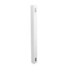 Lwpt-end-4x84 Weatherables Durable White Uv Protected Square Vinyl Fence 841294103707