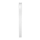 Lwpt-gblank-5x140 Weatherables Durable Uv Protected White Vinyl Fence Gate Blank Post