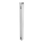 Lwpt-gend-5x140 Weatherables Durable White Easy To Install Vinyl Fence Gate End