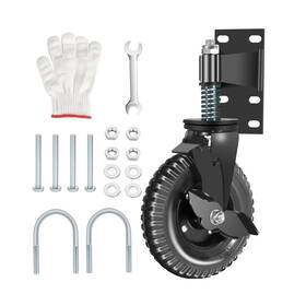 Fml-01 Mailefu Heavy Duty Gate Wheel 8 Inch Fence Wheels With Suspension For Wooden And Met