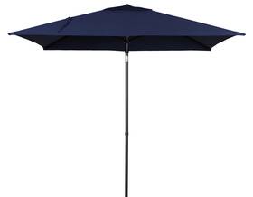 Ms14088118160aj Mainstays 6ftx7.5ft Navy Rectangular Push-pull Patio Umbrella With Adjustable Tilt