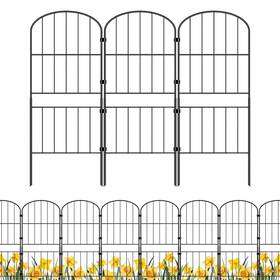 Mapleway Ca-1728-b10-wa 31inh 10 Pack Garden Fence 10ftl Dog Outdoor For Yard Decorati