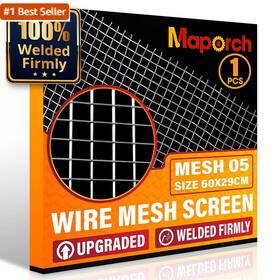 Maporch 445016980992 Stainless Steel Mesh Screen - 23.6 Inch X11.4 5 4.0mm Ideal For Ve