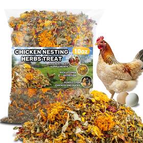 Maqihan Wrm-chickenherbs01 Dried Chicken Nesting Herbs 10oz - Coop Insulation For Laying Hens And Chicks