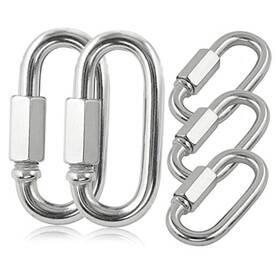 Masendelk Miny20220806ql007 Pcs M8 Quick Link Chain/16 Inch Stainless Steel 5 Industrial - M 8 304