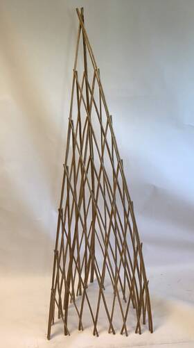 Master Garden Products 819591023790 Peeled Willow Expandable Teepee