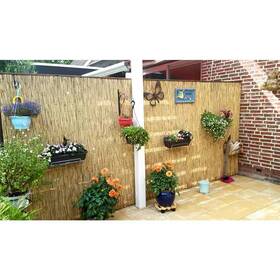Mgp 313016044082 Fence Panel Natural Bamboo Reed Nylon Coated Wires 60 Inch H X 168 W