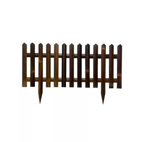 Mgp 445034820867 16 Inch H Black Bamboo Picket Garden Fence