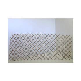 Wcff-36-1 Mgp 72 Inch W X 36 H Carbonized Barkless Willow Expandable Trellis Fence Light