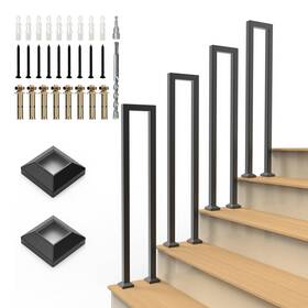 Missyolo U-fö Rmiger U-shaped Staircase Handrails For Outdoor And Indoor Steps Industrial Hand Rail