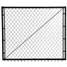Mocl014519 Fit Right Wide Black Vinyl Coated Wire Chain Link Fence