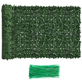 Moeput 850060539022 Faux Ivy Fence Privacy Screen Outdoor Expandable Artificial Greenery Roll Fak