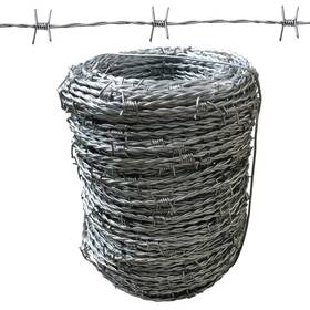 Moeuffir 737417542990 Barbed Wire 328ft 100m 15 Gauge 1.7mm 4 Point Fence... Fast Ship