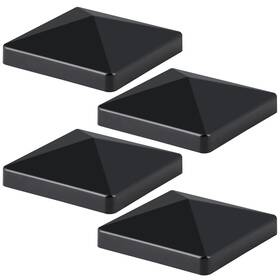 Moligou 616430916837 4 Pcs Vinyl Post Caps Pyramid For Inch Fence Deck Pos