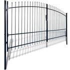 Mpb8193355970108np Double Door Fence Gate With Spear Top