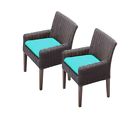 Tkc099b-dc-c-aruba Mpf-tkc099bdcc Miseno Mediterranean Outdoor Dining Arm Chair Set 842836114052