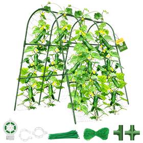 Mqhuayu G03hy024 Cucumber Trellis For Raised Bed U-shape Garden Climbing Plants Ou