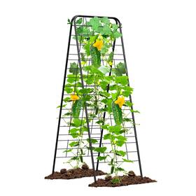 Mqhuayu Hgj-ty-01 Adjustable Heavy Duty Cucumber Trellis 50 Inch X17 For Climbing Plants And Vines