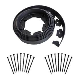 Mtb Garden 746695365511 Landscape Edging 20ft Length No Digging Kit Include 18 Spikes
