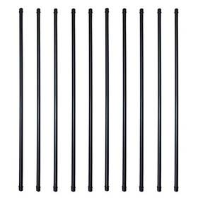 Mtb Supply 713049952666 3/4 Inch Round X 36 Length Staircase Deck Balusters Standard Plain Black