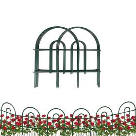 Mtb Supply 713049954295 5 Pack 18 Inch X 8 Feet Overall Length 40 Green Garden Border Folding F