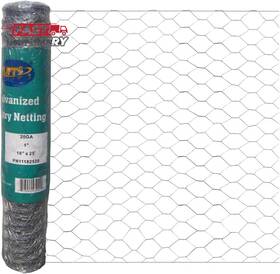 Mtb Supply 744110503852 20ga Galvanized Hexagonal Poultry Netting Chicken Wire 18 Inches X 25 Feet 1 I