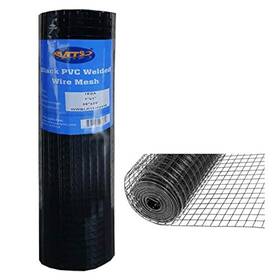 Mtb Supply 746695363654 Black Pvc Coated Welded Wire Mesh Garden Economy Fence 36 Inch X 25 Foot-1
