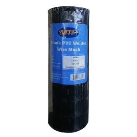 Mtb Supply 746695363708 Black Pvc Coated Welded Wire Mesh Garden Economy Fence 24 Inch X 50 Foot-3
