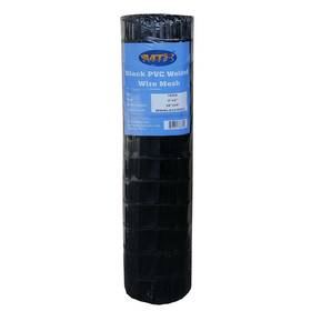 Mtb Supply 746695363722 Black Pvc Coated Welded Wire Mesh Garden Economy Fence 36 Inch X 50 Foot-3
