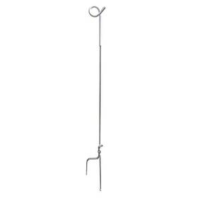 Mtb Supply Mtb2018c2n-2 39 Inches White Heavy Duty Steel Pig Tail Step-in Fence Post - Pack Of 10