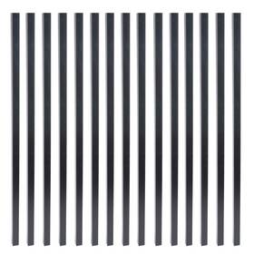 B07rsdv6nv Myard 26 Inch Estate Square Iron Deck Balusters 25-pack Matte Black Modern Raili