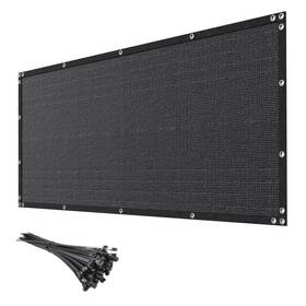 Mychoiii 721527202660 Privacy Screen Fence 6ft X 100ft 90% Blockage Heavy Duty Mesh Black