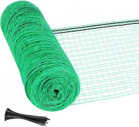 Mychoiii 726084467132 4ft X 100ft Garden Safety Fence Reusable Plastic Mesh With 50 Zip Ties For Anima