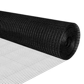 Mycovire 740759546595 Black Hardware Cloth 1/2 Inch 19ga Pvc Coated Wire Mesh Vinyl Fence We