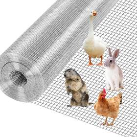 Mymawzey 726084657830 Stainless Steel 304 Welded Wire Mesh 1/2 Inch Hardware Cloth 18 Gauge Chicken Fence