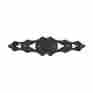 N179-192 N179-182 National Manufacruring Hardware Ornamental Strap Hinge Black 038613179196